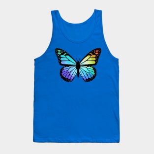 Rainbow Butterfly Tank Top